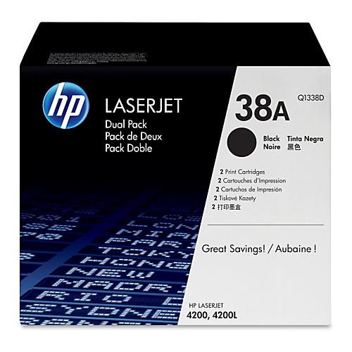 HP 38A/ Q1338D Twin PackLaser Cartridge HP Q1338D  