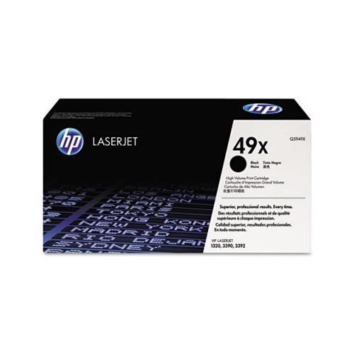 HP 49X Q5949X Black Print Cartridge For Use with Model 1320 Series Only) (6,000 Yield) HP Q5949X     