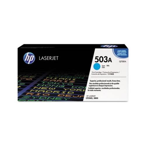 HP 503A Q7581A HP Smart Print Cartridge, Cyan HP Q7581A   