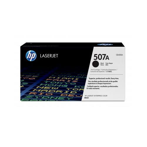 HP 507A CE400A Black Toner Cartridge  HP CE400A      