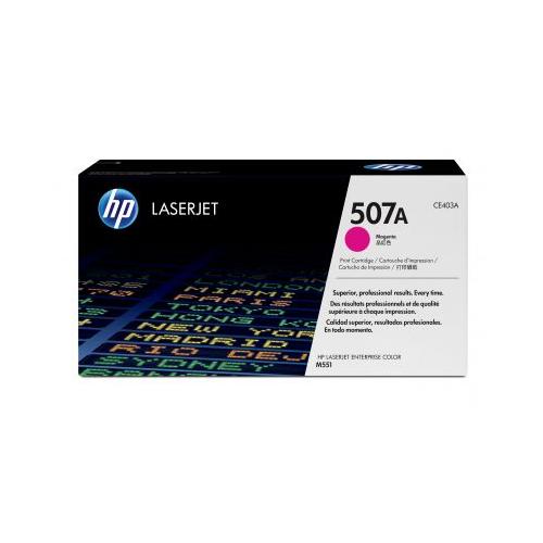 HP 507A CE403A Magenta Toner Cartridge  HP CE403A      