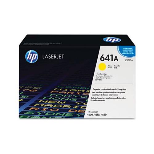 HP 641A C9722A  4600  Yellow  print cartridge HP C9722A   