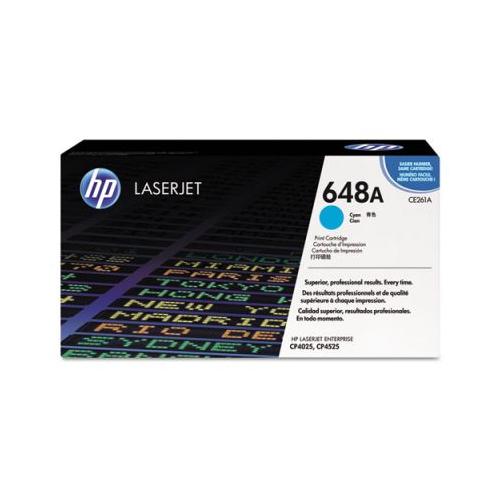 HP 648A CE261A Cyan Toner Cartridge HP CE261A   