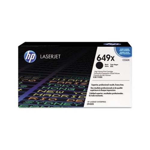 HP 649X CE260X High Yield Black Toner Cartridge HP CE260X   