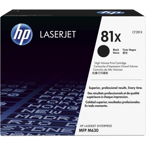 HP 81X CF281X Black Original LaserJet Toner Cartridge HP CF281X   