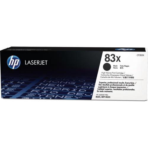 HP 83X CF283X High Yield Black Original LaserJet Toner Cartridge HP CF283X     