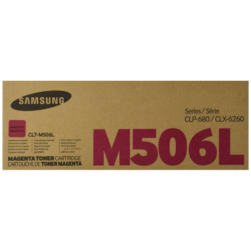 Samsung Samsung Electronics CLT-M506L Toner, MAGENTA  3,500 page toner yield Samsung CLT-M506L                         