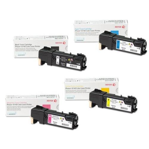 Xerox Phaser 6140 Toner Set             106R01477. 106R01478. 106R01479. 106R01480  PHASER 6140 TONER SET Xerox Phaser 6140 Toner Set            