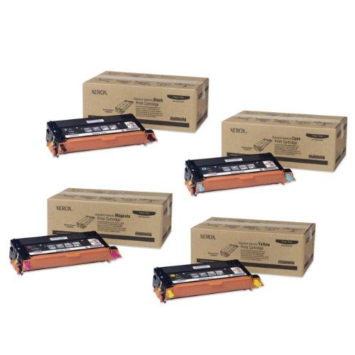 Xerox 6180 SY TONER SET         Phaser 6180MFP Stanerd Yield Toner Set  113R00719. 113R00720. 113R00721. 113R00722 Xerox 6180 SY TONER SET        