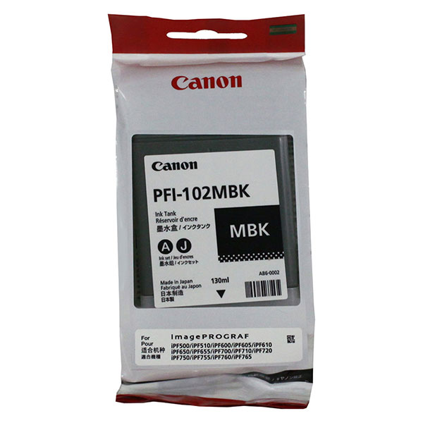Canon Canon 0894B001AA (PFI-102MBK) Matte Black Ink Tank (130 ml) Canon 0894B001AA