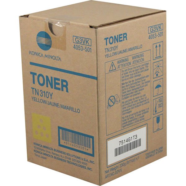 Konica Minolta Konica 4053-501 Minolta Yellow Toner Cartridge (11500 Yield) Konica Minolta 4053-501