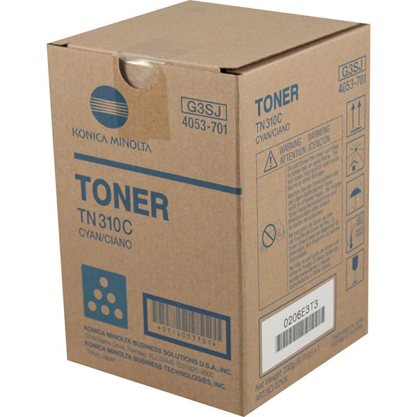 Konica Minolta Konica 4053-701 Minolta Cyan Toner Cartridge (11500 Yield) Konica Minolta 4053-701