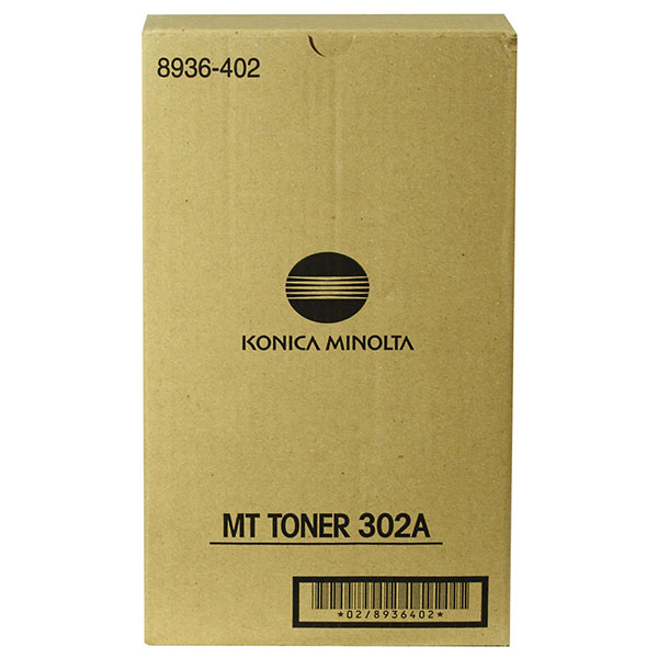 Konica Minolta Konica 8936-402 Minolta Toner Cartridge (413 gm) (11000 Yield) (2 Ctgs/Ctn) (Type 302A) Konica Minolta 8936-402