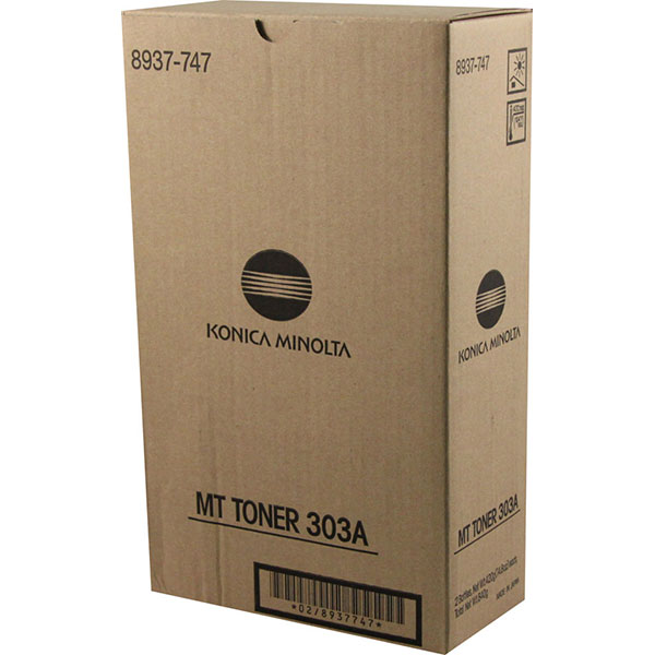 Konica Minolta Konica 8937-747 Minolta Toner Cartridge (14000 Yield) (2 Ctgs/Ctn) (Type 303A) Konica Minolta 8937-747
