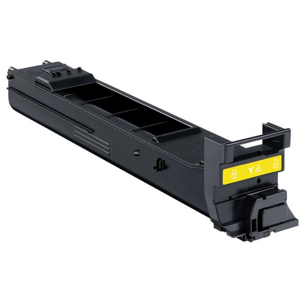 Konica Minolta Konica A0DK232 Minolta High Capacity Yellow Toner Cartridge (8000 Yield) Konica Minolta A0DK232