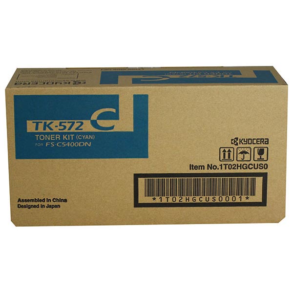 Kyocera Kyocera TK-572C Cyan Toner Cartridge (12000 Yield) Kyocera TK-572C