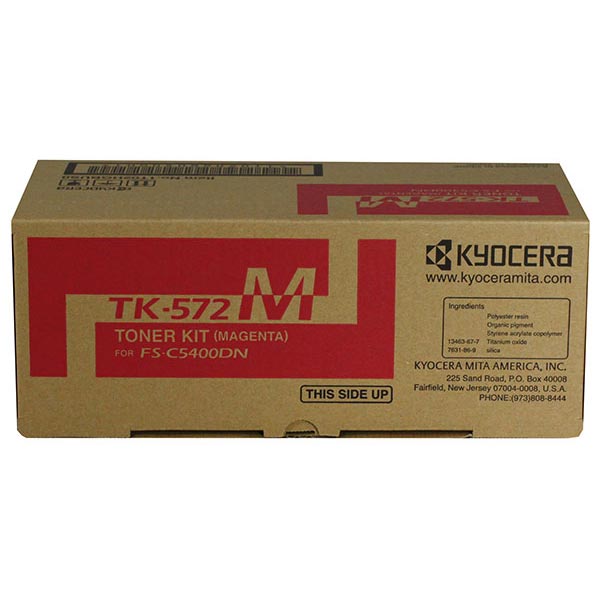Kyocera Kyocera TK-572M Magenta Toner Cartridge (12000 Yield) Kyocera TK-572M