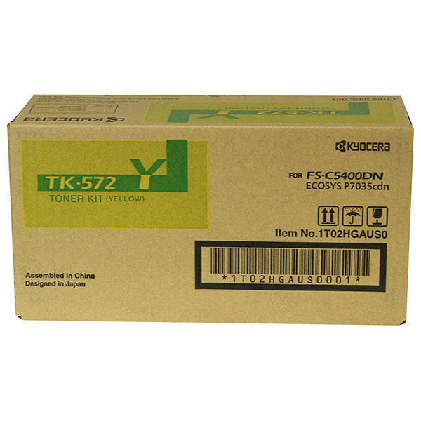 Kyocera Kyocera TK-572Y Yellow Toner Cartridge (12000 Yield) Kyocera TK-572Y