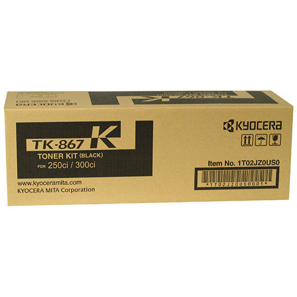 Kyocera Kyocera TK-867K Black Toner Cartridge (20000 Yield) Kyocera TK-867K