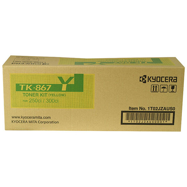 Kyocera Kyocera TK-867Y Yellow Toner Cartridge (12000 Yield) Kyocera TK-867Y