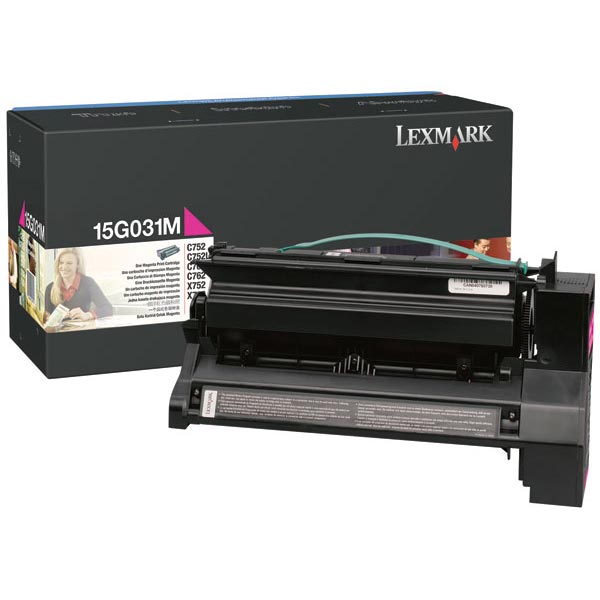 Lexmark Lexmark 15G031M Magenta Toner Cartridge (6000 Yield) Lexmark 15G031M