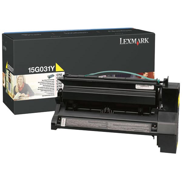 Lexmark Lexmark 15G031Y Yellow Toner Cartridge (6000 Yield) Lexmark 15G031Y