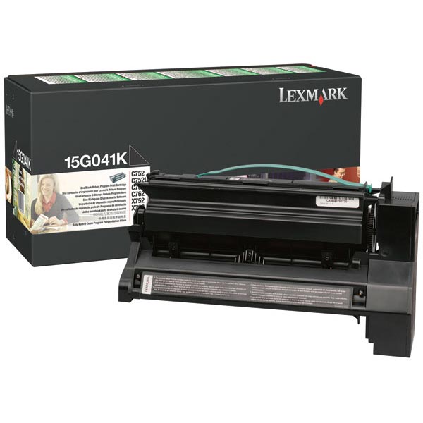 Lexmark Lexmark 15G041K Black Return Program Toner Cartridge (6000 Yield) Lexmark 15G041K