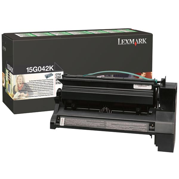 Lexmark Lexmark 15G042K High Yield Black Return Program Toner Cartridge (15000 Yield) Lexmark 15G042K