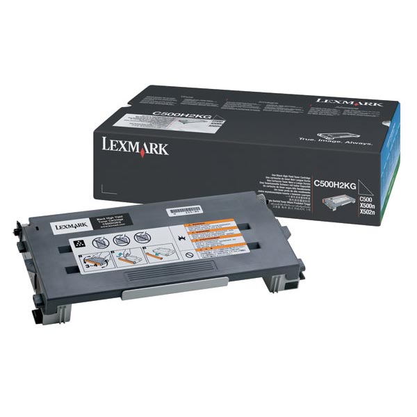 Lexmark Lexmark C500H2KG High Yield Black Toner Cartridge (5000 Yield) Lexmark C500H2KG