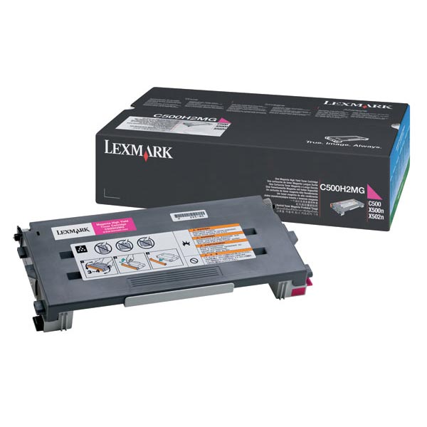 Lexmark Lexmark C500H2MG High Yield Magenta Toner Cartridge (3000 Yield) Lexmark C500H2MG