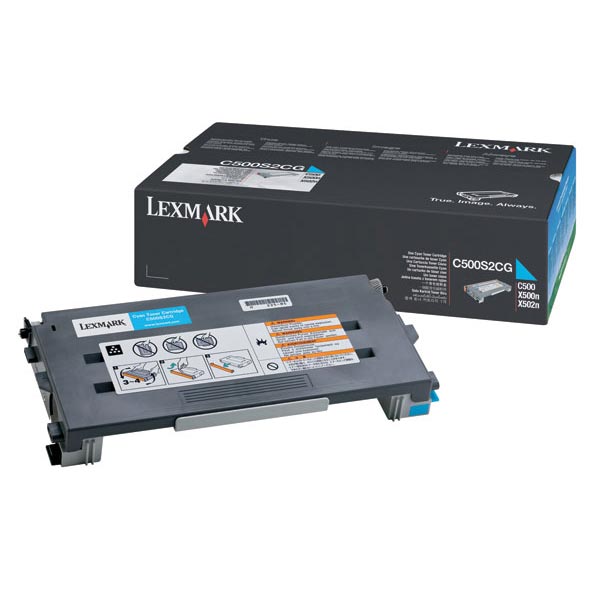 Lexmark Lexmark C500S2CG Cyan Toner Cartridge (1500 Yield) Lexmark C500S2CG