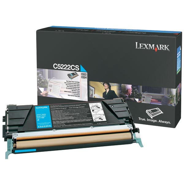 Lexmark Lexmark C5222CS Cyan Toner Cartridge (3000 Yield) Lexmark C5222CS