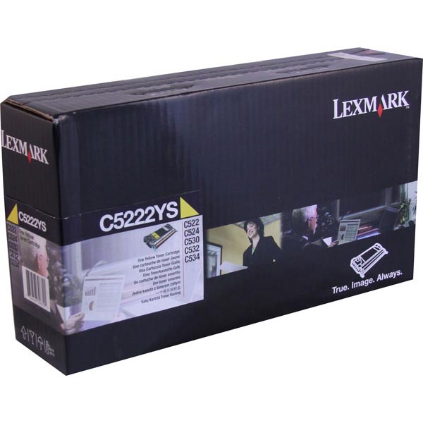 Lexmark Lexmark C5222YS Yellow Toner Cartridge (3000 Yield) Lexmark C5222YS