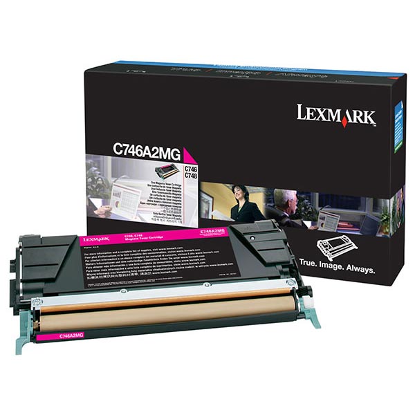 Lexmark Lexmark C746A2MG Magenta Toner Cartridge (7000 Yield) Lexmark C746A2MG
