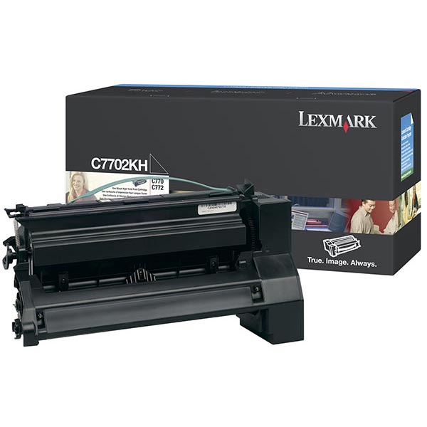 Lexmark Lexmark C7702KH High Yield Black Toner Cartridge (10000 Yield) Lexmark C7702KH