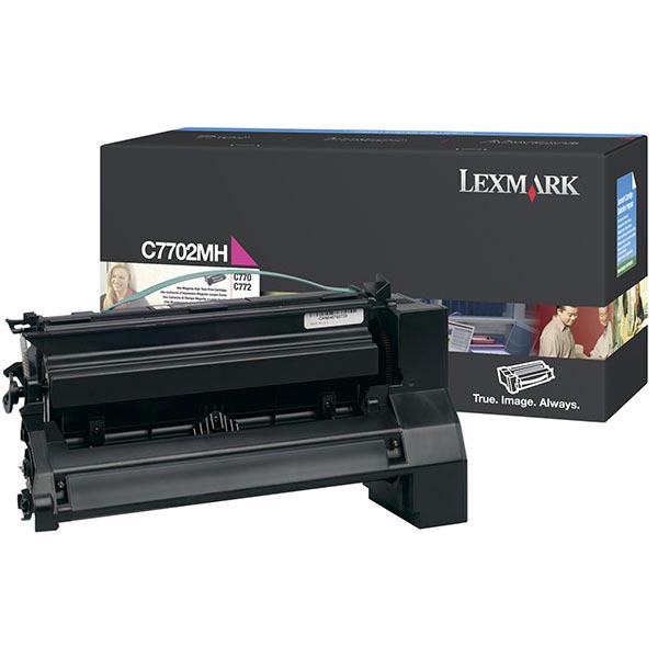 Lexmark Lexmark C7702MH High Yield Magenta Toner Cartridge (10000 Yield) Lexmark C7702MH