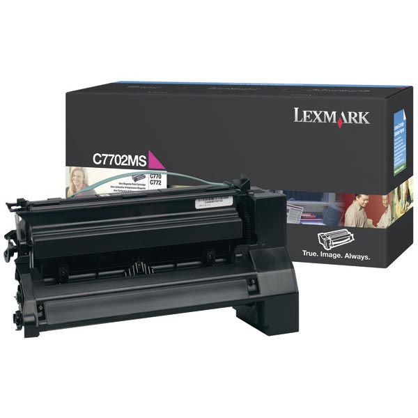 Lexmark Lexmark C7702MS Magenta Toner Cartridge (6000 Yield) Lexmark C7702MS