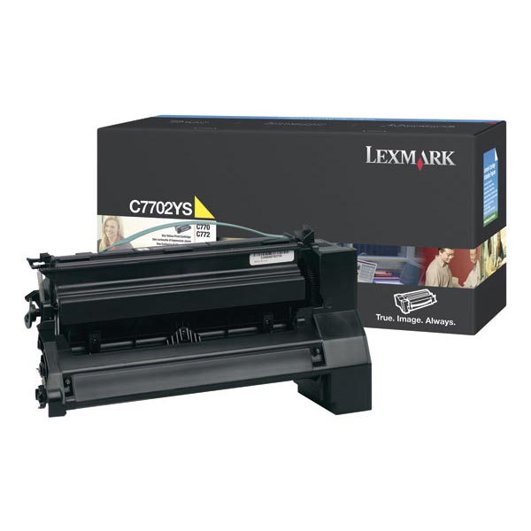 Lexmark Lexmark C7702YS Yellow Toner Cartridge (6000 Yield) Lexmark C7702YS