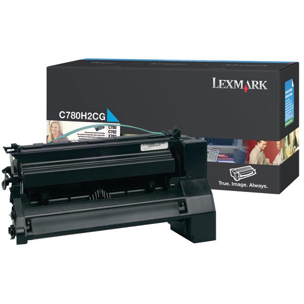 Lexmark Lexmark C780H2CG High Yield Cyan Toner Cartridge (10000 Yield) Lexmark C780H2CG