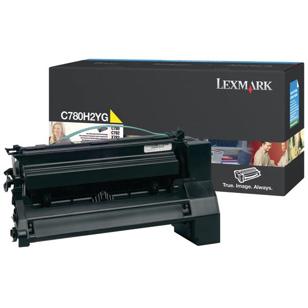 Lexmark Lexmark C780H2YG High Yield Yellow Toner Cartridge (10000 Yield) Lexmark C780H2YG
