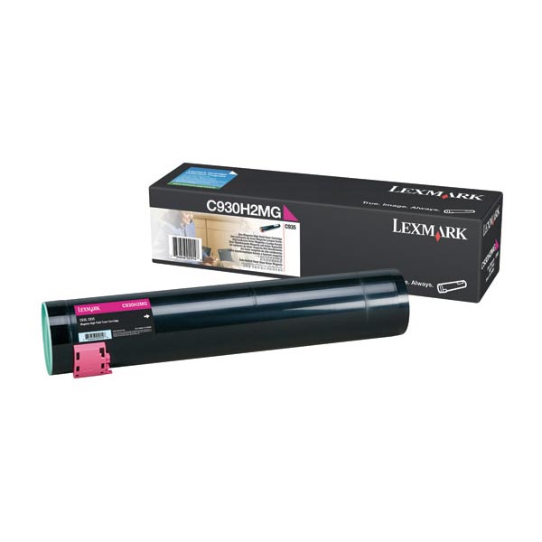 Lexmark Lexmark C930H2MG High Yield Magenta Toner Cartridge (24000 Yield) Lexmark C930H2MG