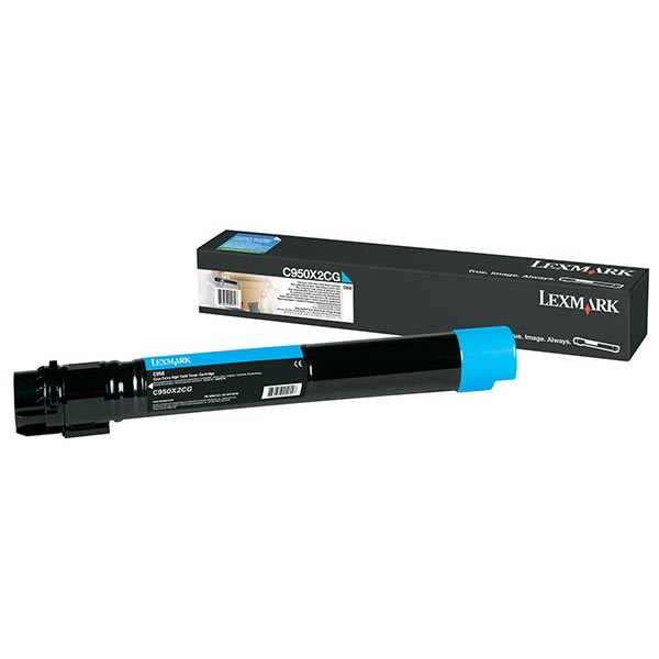 Lexmark Lexmark C950X2CG High Yield Cyan Toner Cartridge (22000 Yield) Lexmark C950X2CG