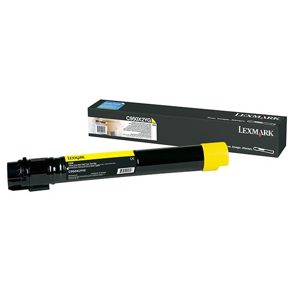 Lexmark Lexmark C950X2YG High Yield Yellow Toner Cartridge (22000 Yield) Lexmark C950X2YG