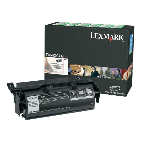 Lexmark Lexmark T654X04A Extra High Yield Toner Cartridge for Label Applications (36000 Yield) Lexmark T654X04A