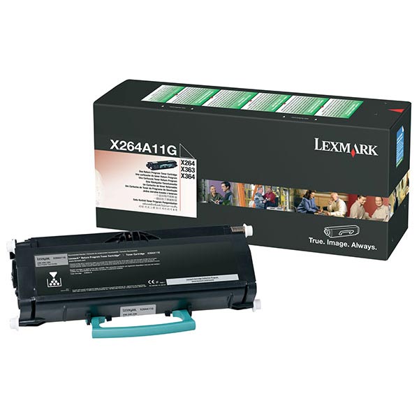 Lexmark Lexmark X264A11G Return Program Toner Cartridge (3500 Yield) Lexmark X264A11G