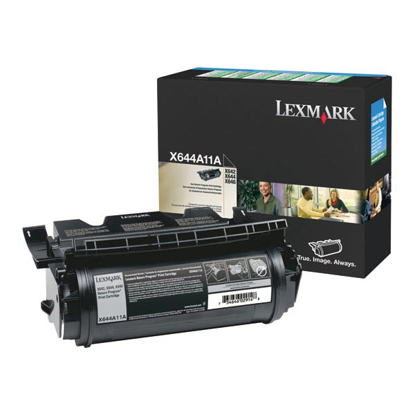 Lexmark Lexmark X644A11A Return Program Toner Cartridge (10000 Yield) Lexmark X644A11A