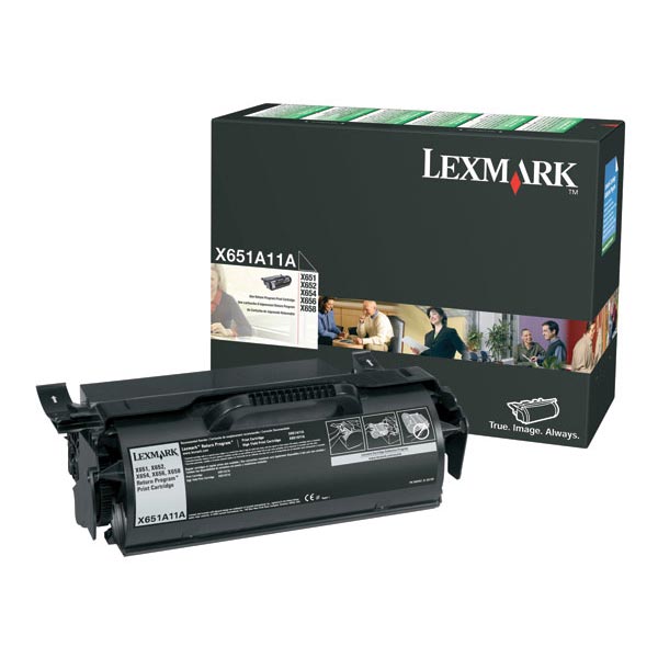 Lexmark Lexmark X651A11A Return Program Toner Cartridge (7000 Yield) Lexmark X651A11A