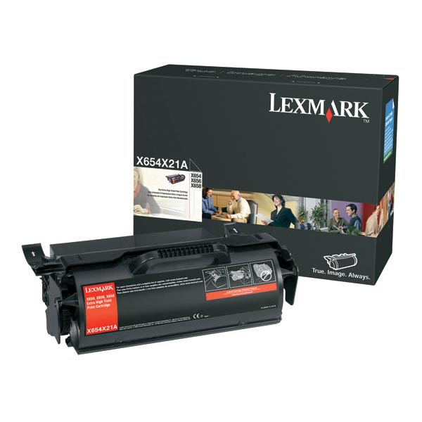 Lexmark Lexmark X654X21A Extra High Yield Toner Cartridge (36000 Yield) Lexmark X654X21A