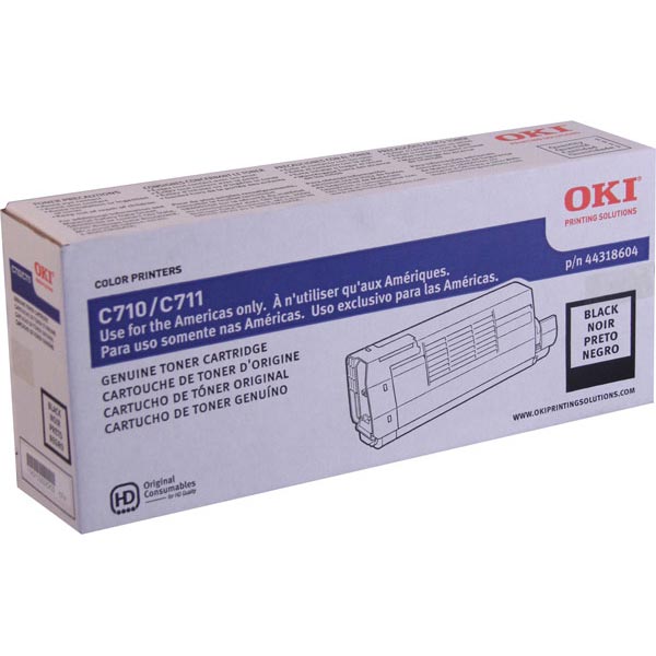 Oki OKI 44318604 Black Toner Cartridge (11000 Yield) Oki 44318604
