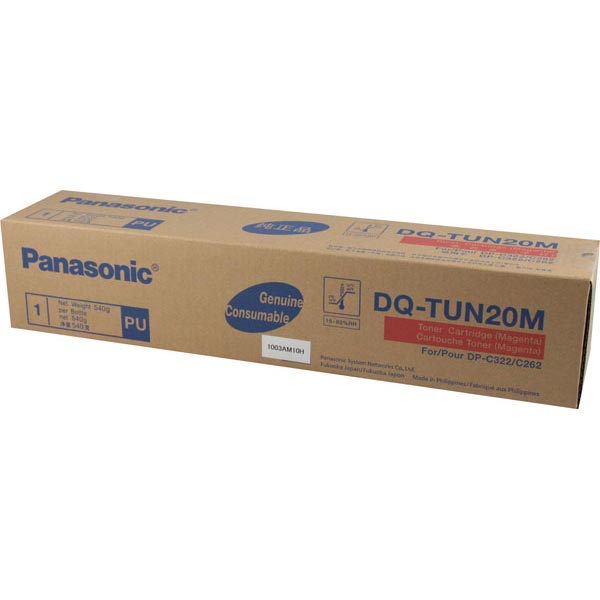 Panasonic Panasonic DQ-TUN20M Magenta Toner Cartridge (20000 Yield) Panasonic DQ-TUN20M
